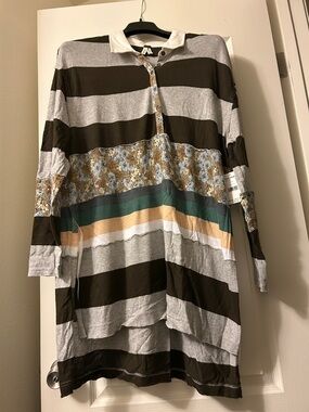 We The Free Eloise Henley Top - Moss - NEW